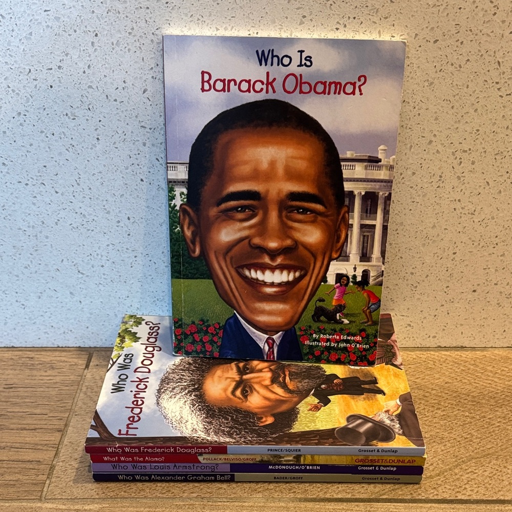 Who Is Books Barack Obama Bell Louis Armstrong The Alamo Frederick Douglas